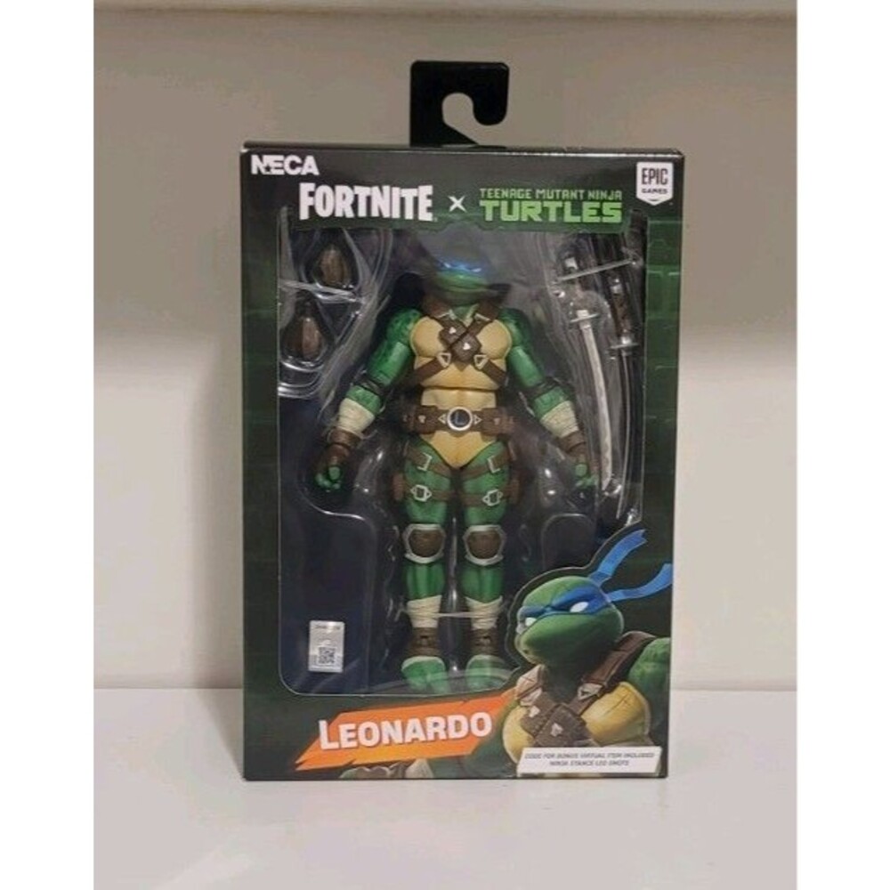 2026 NECA Fortnite x TMNT LEONARDO Teenage Mutant Ninja Turtles 7"